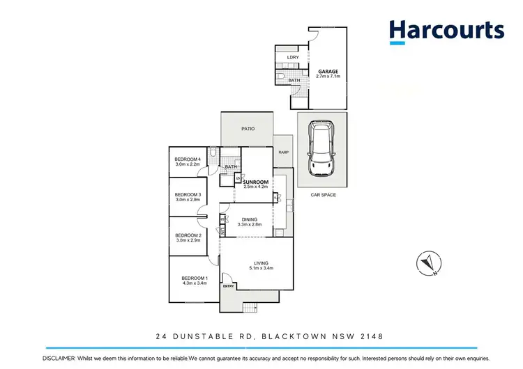 Floorplan of Homely house listing, 24 Dunstable Road, Blacktown NSW 2148