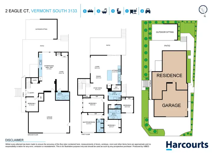 Floorplan of Homely house listing, 2 Eagle Court, Vermont South VIC 3133