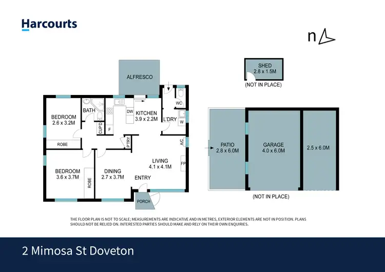 Floorplan of Homely house listing, 2 Mimosa Street, Doveton VIC 3177
