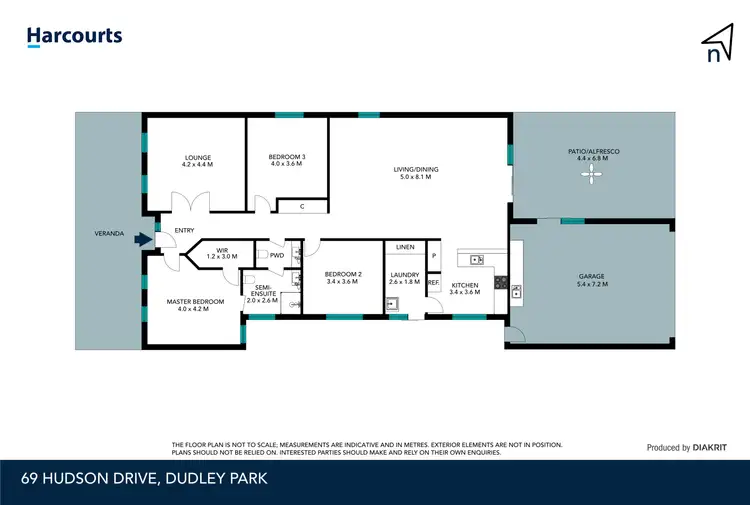 Floorplan of Homely house listing, 69 Hudson Drive, Dudley Park WA 6210