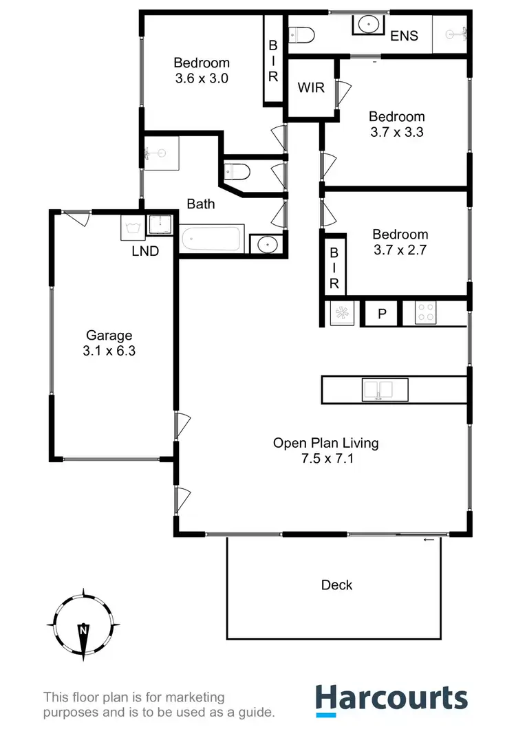 Floorplan of Homely house listing, 113 Bounty Street, Warrane TAS 7018