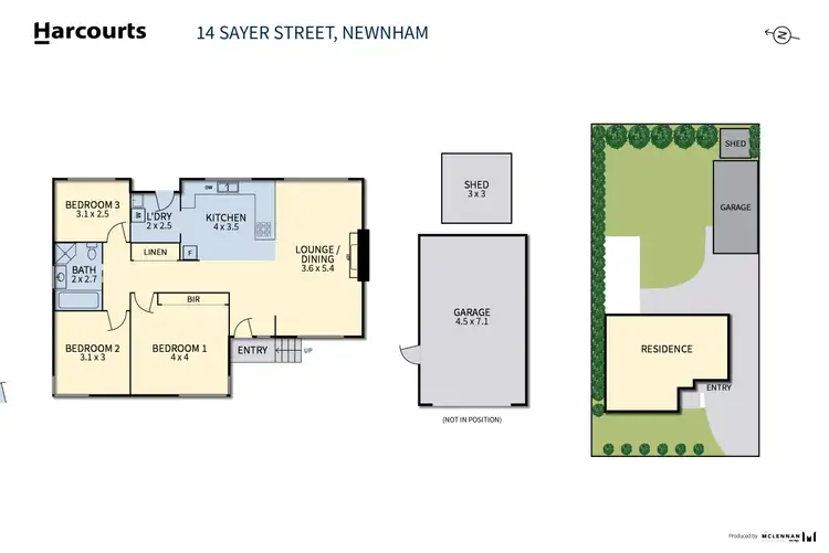 Floorplan of Homely house listing, 14 Sayer Street, Newnham TAS 7248