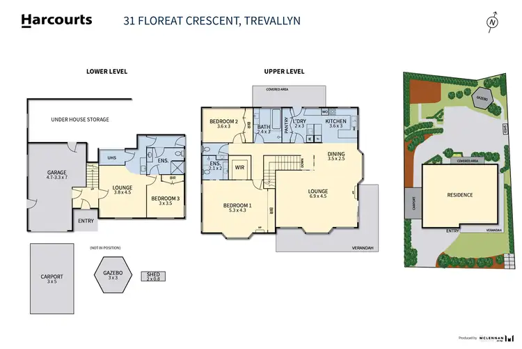 Floorplan of Homely house listing, 31 Floreat Crescent, Trevallyn TAS 7250