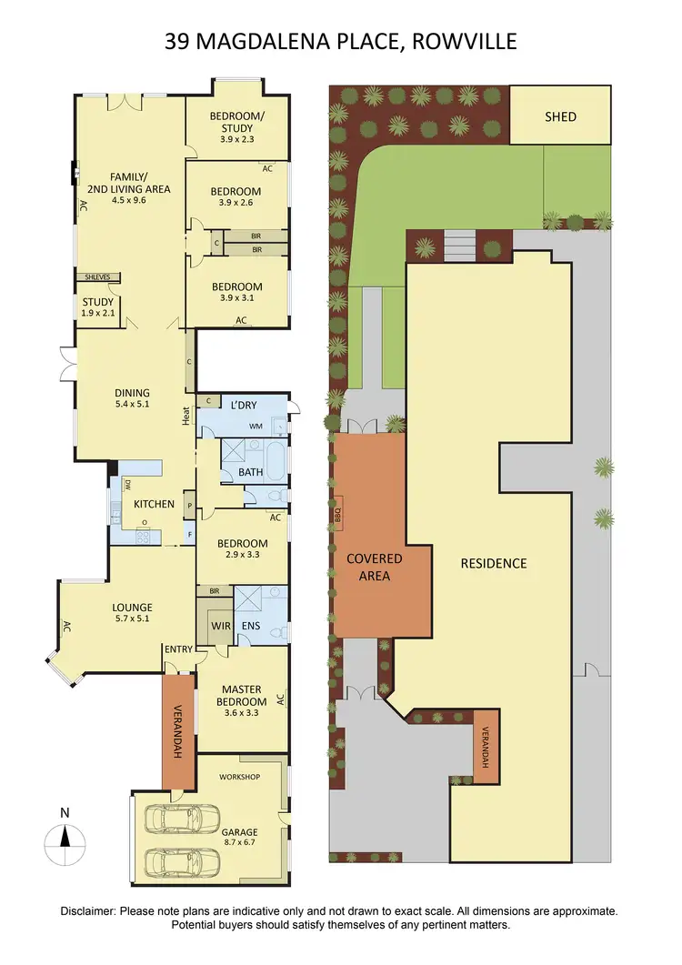 Floorplan of Homely house listing, 39 Magdalena Place, Rowville VIC 3178