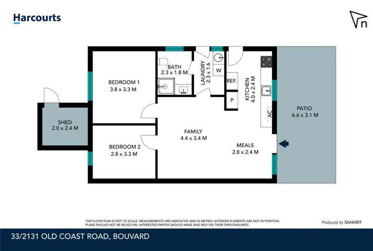 Floorplan of Homely house listing, 33/2131 Old Coast Road, Bouvard WA 6211