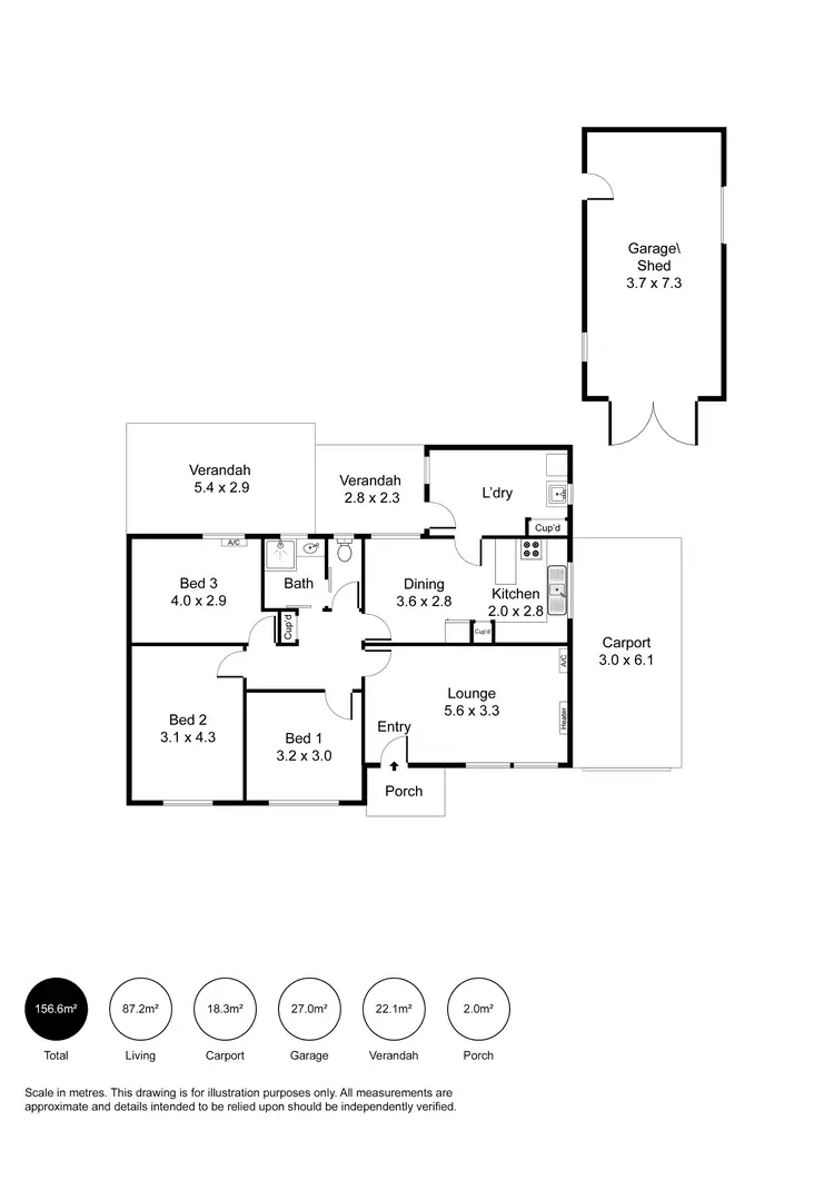 Floorplan of Homely house listing, 47 Marmion Ave, Blair Athol SA 5084