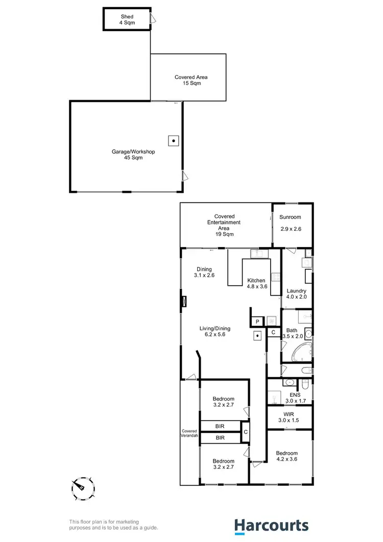 Floorplan of Homely house listing, 13 Alexander Circle, Campania TAS 7026