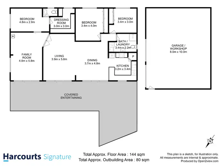 Floorplan of Homely house listing, 18 Colleen Crescent, Primrose Sands TAS 7173