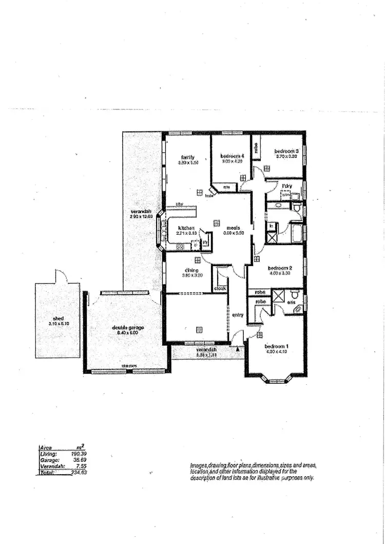 Floorplan of Homely house listing, 9 Parken Court, Noarlunga Downs SA 5168