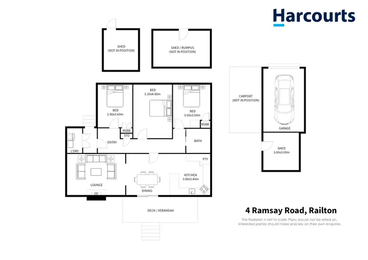 Floorplan of Homely house listing, 4 Ramsay Road, Railton TAS 7305