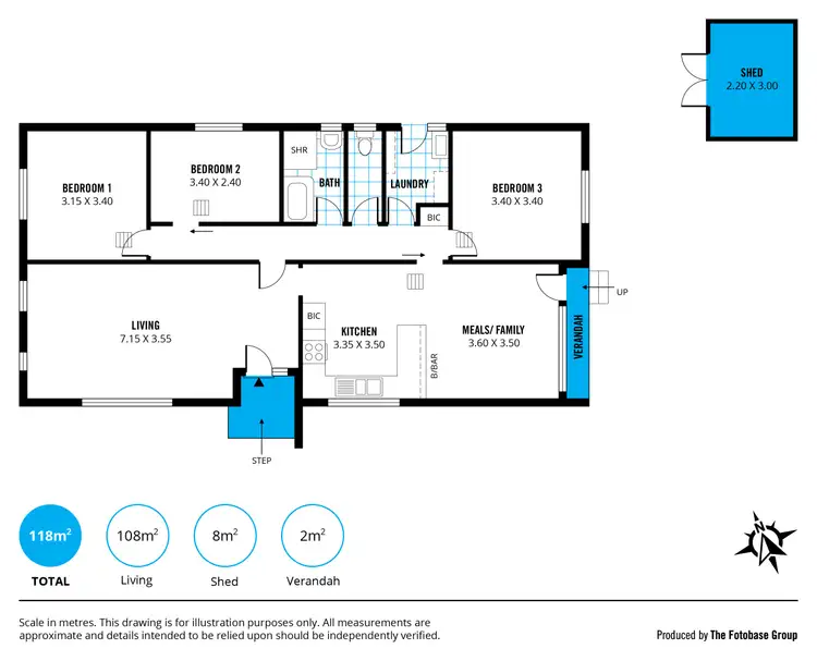 Floorplan of Homely house listing, 20 Ewanrigg Road, Huntfield Heights SA 5163
