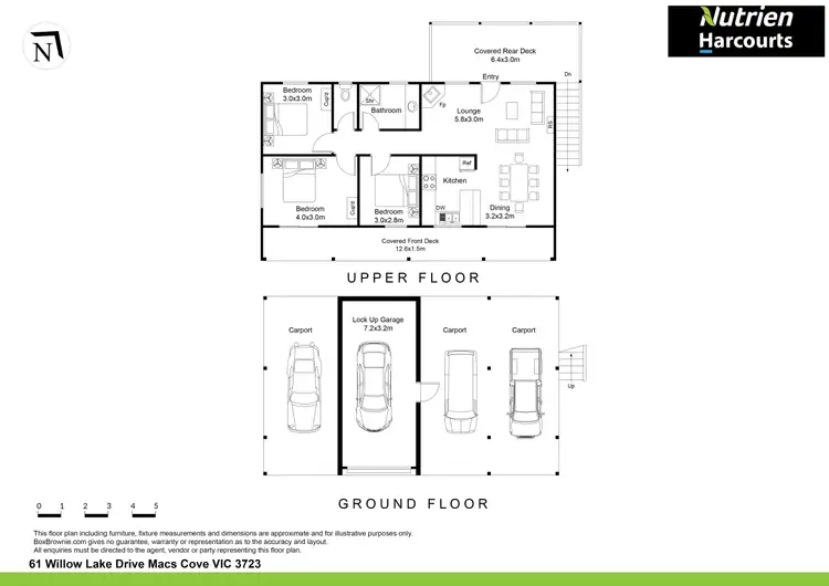 Floorplan of Homely house listing, 61 Willow Lake Drive, Macs Cove VIC 3723