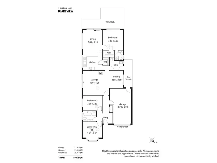 Floorplan of Homely house listing, 4 Stratford Lane, Blakeview SA 5114