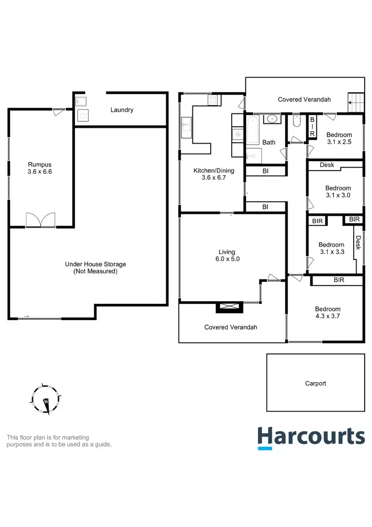Floorplan of Homely house listing, 104 Gillon Crescent, Mount Stuart TAS 7000