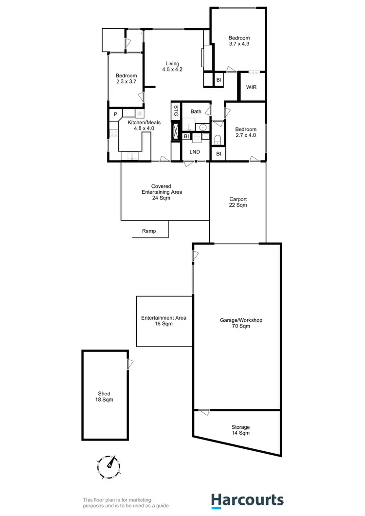 Floorplan of Homely house listing, 19 North Crescent, New Norfolk TAS 7140