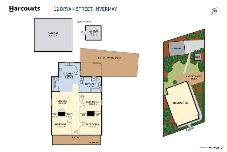 Floorplan of Homely house listing, 12 Bryan Street, Invermay TAS 7248