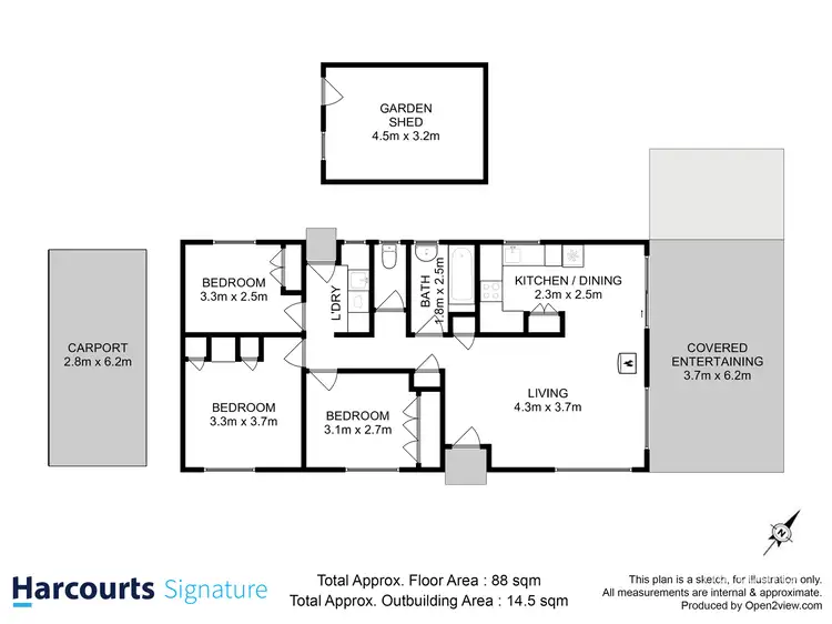 Floorplan of Homely house listing, 2909 Channel Highway, Kettering TAS 7155
