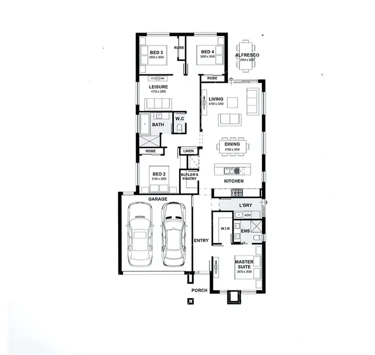 Floorplan of Homely house listing, 47 Saverio Boulevard, Angle Vale SA 5117