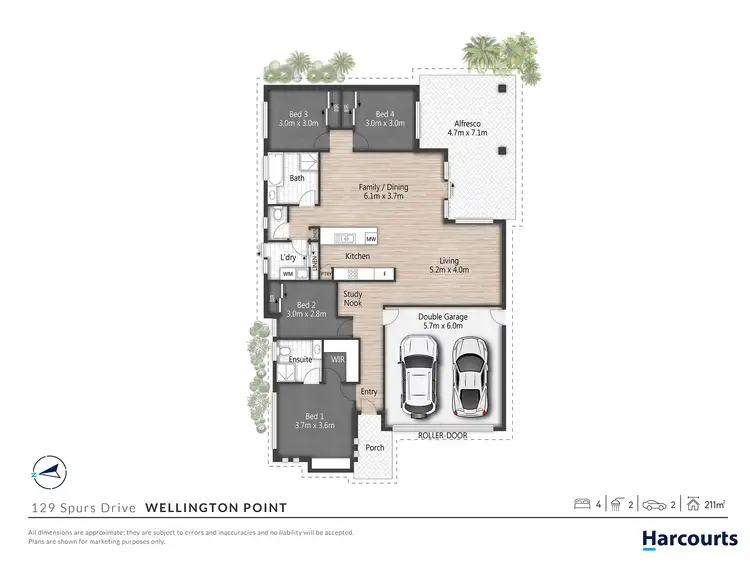 Floorplan of Homely house listing, 129 Spurs Drive, Wellington Point QLD 4160