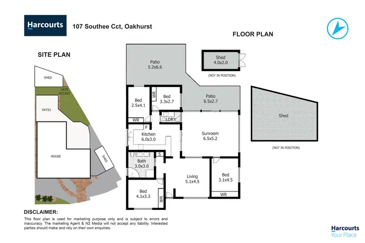 Floorplan of Homely house listing, 107 Southee Circuit, Oakhurst NSW 2761