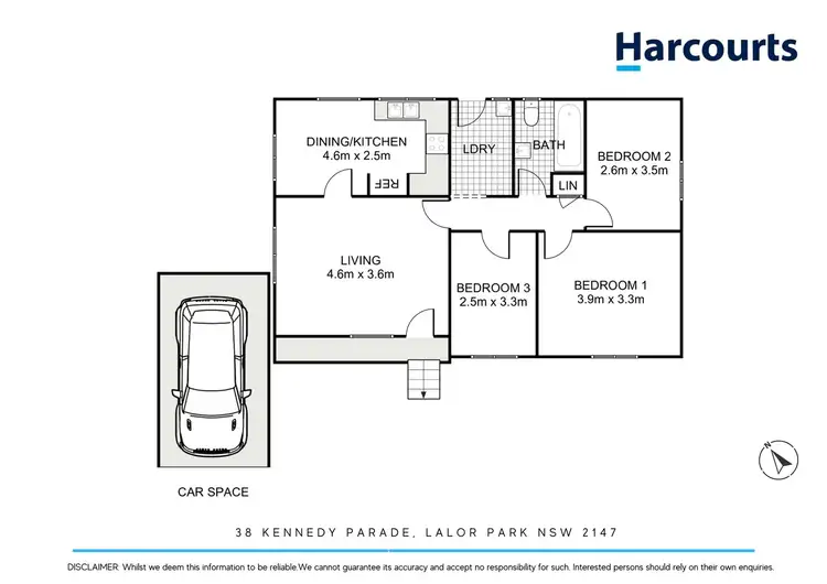 Floorplan of Homely house listing, 38 Kennedy Parade, Lalor Park NSW 2147
