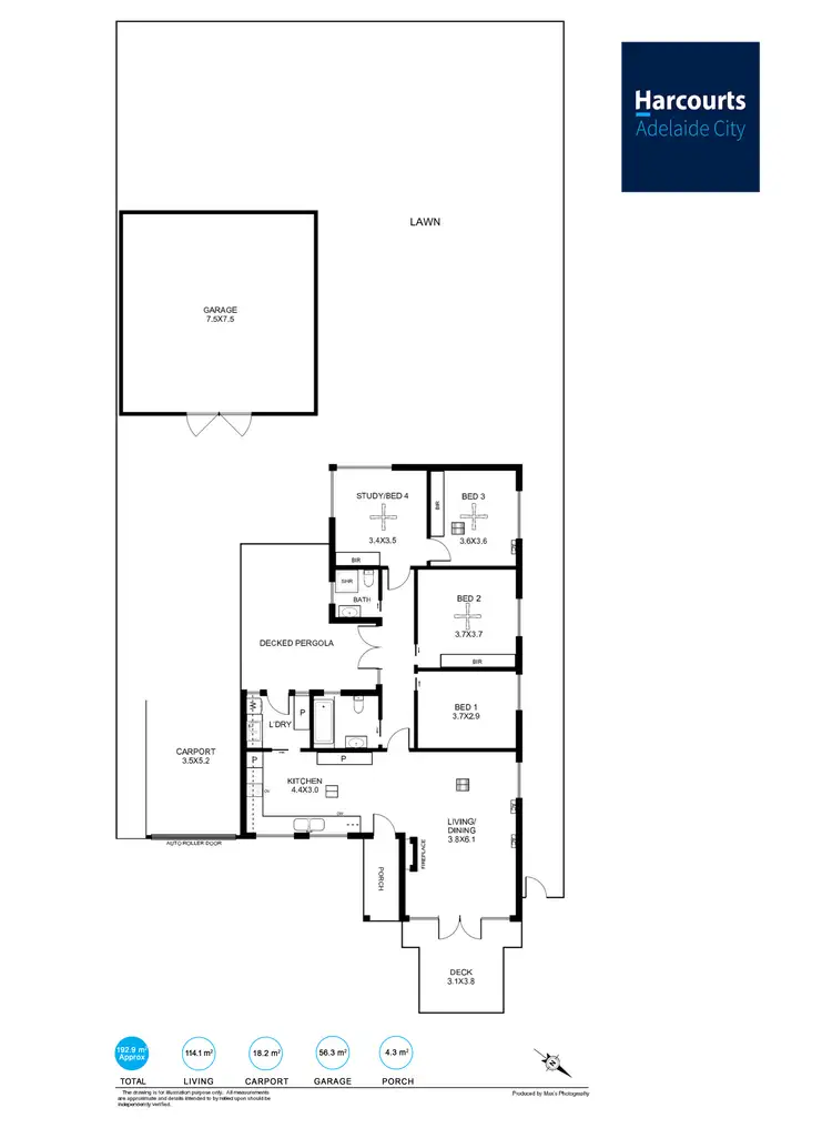 Floorplan of Homely house listing, 36 Darley Road, Paradise SA 5075