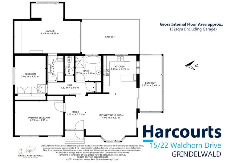 Floorplan of Homely house listing, 15/22 Waldhorn Drive, Grindelwald TAS 7277