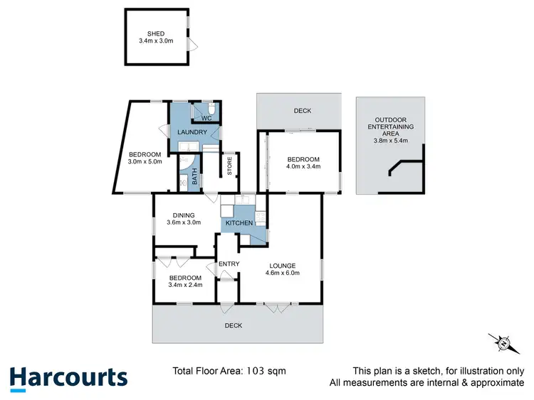 Floorplan of Homely house listing, 51 Browns Road, Kingston TAS 7050
