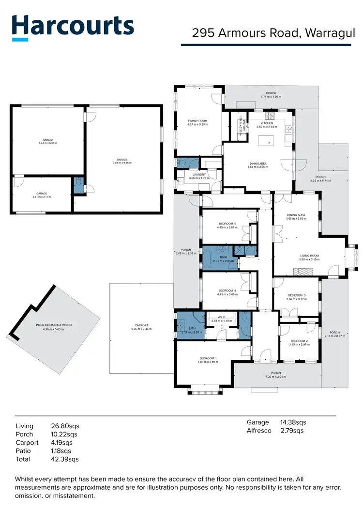 Floorplan of Homely house listing, 295 Armours Road, Warragul VIC 3820