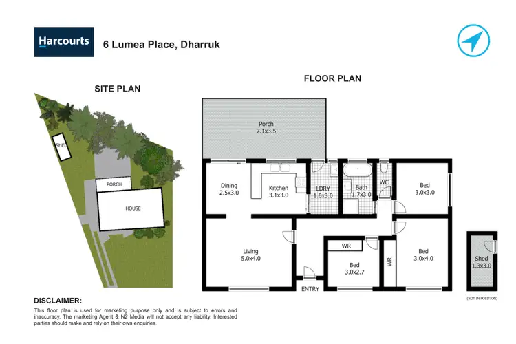Floorplan of Homely house listing, 6 Lumea Place, Dharruk NSW 2770