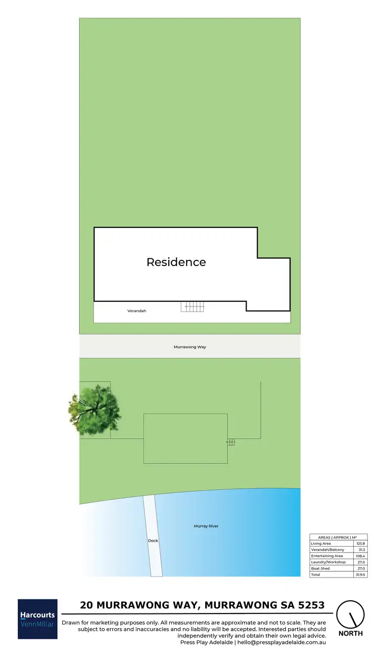 Floorplan of Homely house listing, 20 Murrawong Way, Murrawong SA 5253