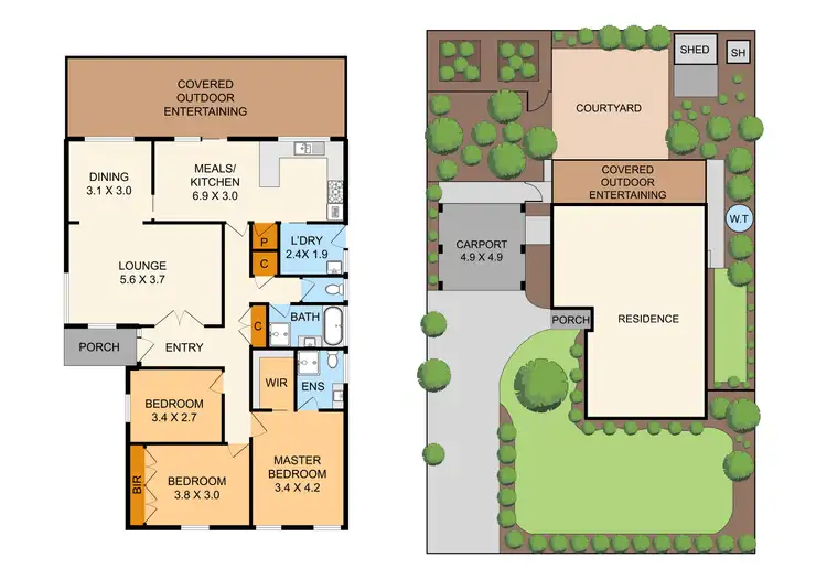Floorplan of Homely house listing, 18 Stoneleigh Avenue, Boronia VIC 3155