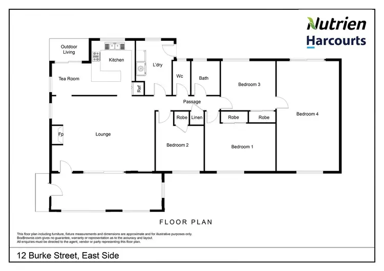 Floorplan of Homely house listing, 12 Burke Street, East Side NT 870