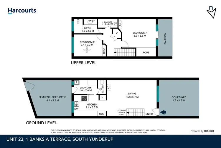 Floorplan of Homely unit listing, 23/1 Banksia Terrace, South Yunderup WA 6208