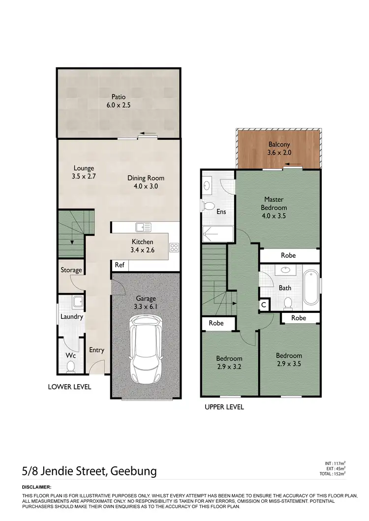 Floorplan of Homely townhouse listing, 5/8 Jendie Street, Geebung QLD 4034