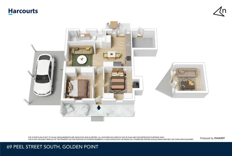 Floorplan of Homely house listing, 69 Peel Street South, Golden Point VIC 3350