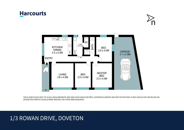 Floorplan of Homely house listing, 1/3 Rowan Drive, Doveton VIC 3177