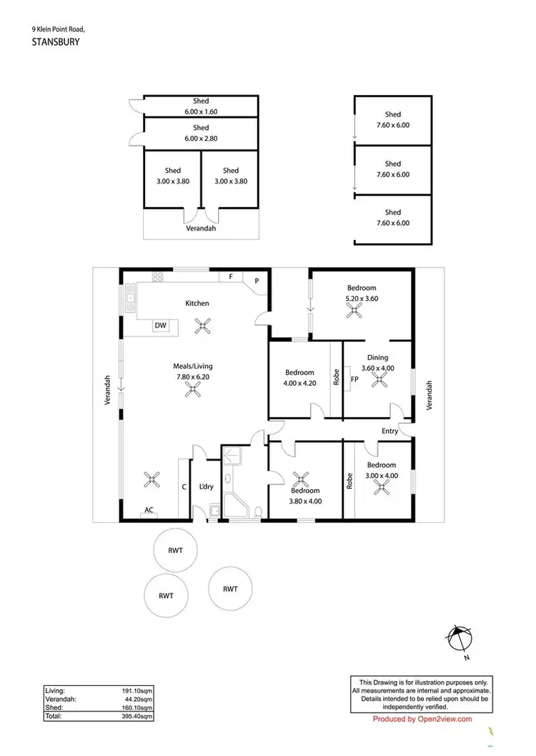 Floorplan of Homely house listing, 9 Klein Point Road, Stansbury SA 5582