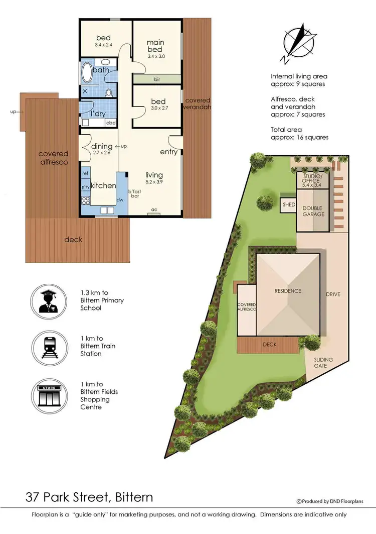 Floorplan of Homely house listing, 37 Park Street, Bittern VIC 3918