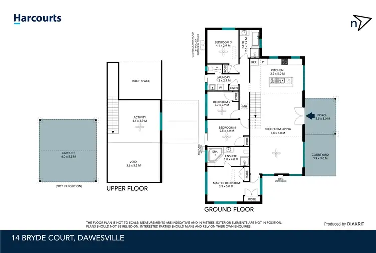 Floorplan of Homely house listing, 14 Bryde Court, Dawesville WA 6211