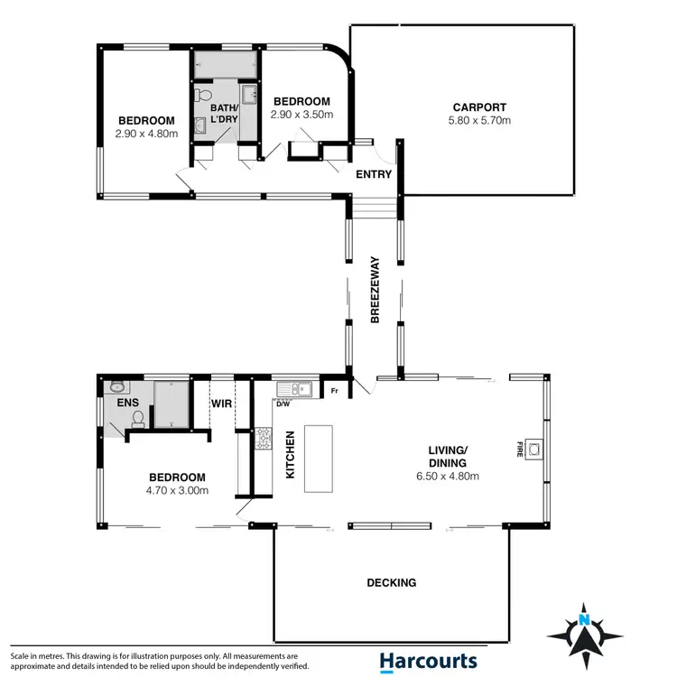 Floorplan of Homely rural property listing, 208A Finniss-Clayton Road, Finniss SA 5255