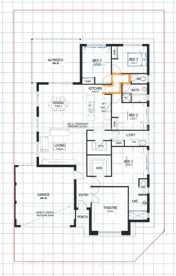 Floorplan of Homely house listing, 180 Celeste Street, Eglinton WA 6034