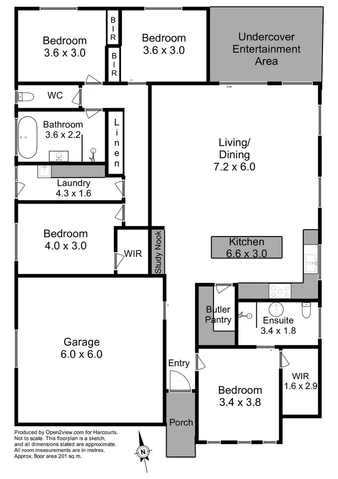 Floorplan of Homely house listing, 172A Parker Street, Devonport TAS 7310
