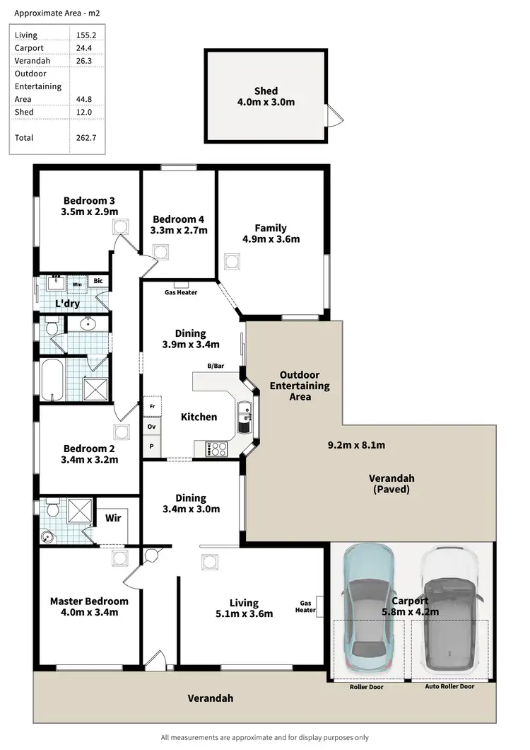 Floorplan of Homely house listing, 4 Joseph Way, Woodcroft SA 5162
