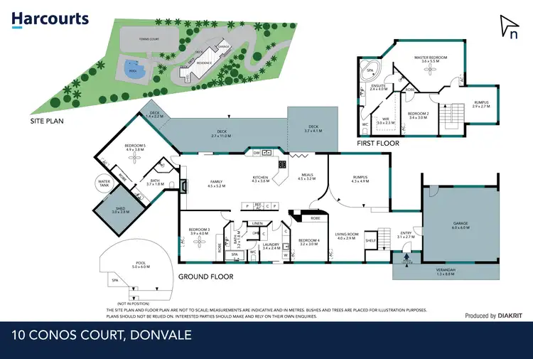 Floorplan of Homely house listing, 10 Conos Court, Donvale VIC 3111