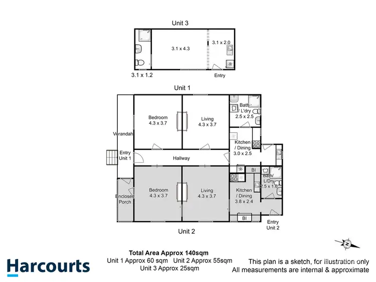 Floorplan of Homely house listing, 44 Princes Street, Sandy Bay TAS 7005