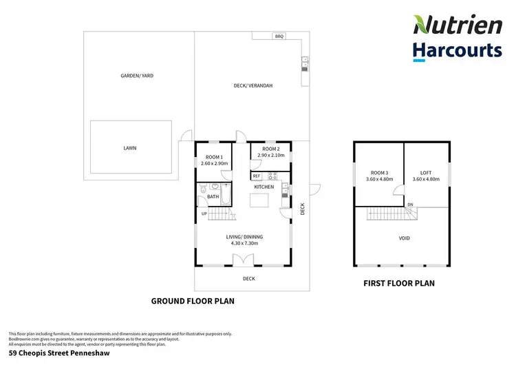 Floorplan of Homely house listing, 59 Cheopis Street, Penneshaw SA 5222