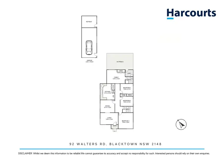Floorplan of Homely house listing, 92 Walters Road, Blacktown NSW 2148