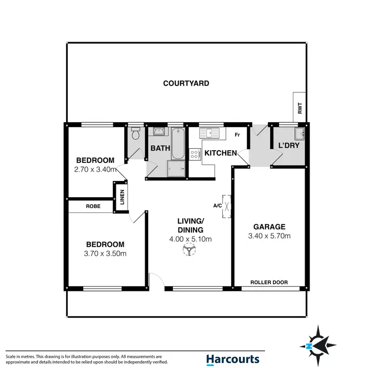Floorplan of Homely unit listing, 3/2 Jones Street, Goolwa South SA 5214