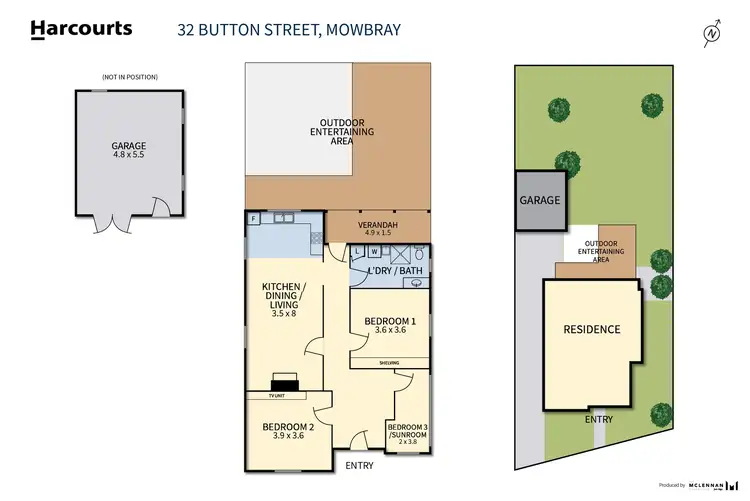 Floorplan of Homely house listing, 32 Button Street, Mowbray TAS 7248